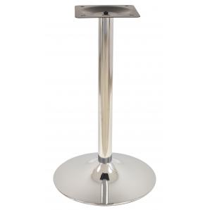 2 Bases de mesa criss new, cromada, base 45 cms diámetro, altura 73 cms - 2 unidades