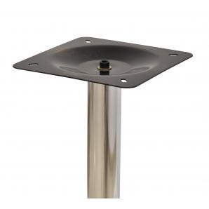 2 Bases de mesa criss new, cromada, base 45 cms diámetro, altura 73 cms - 2 unidades
