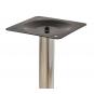 2 Bases de mesa criss new, cromada, base 45 cms diámetro, altura 73 cms - 2 unidades