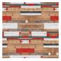 2 Tableros de mesa werzalit sm, kbana red 271, 60 x 60 cms* - 2 unidades