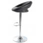 2 Taburetes luxus new (m), cromado, similpiel negra - 2 unidades