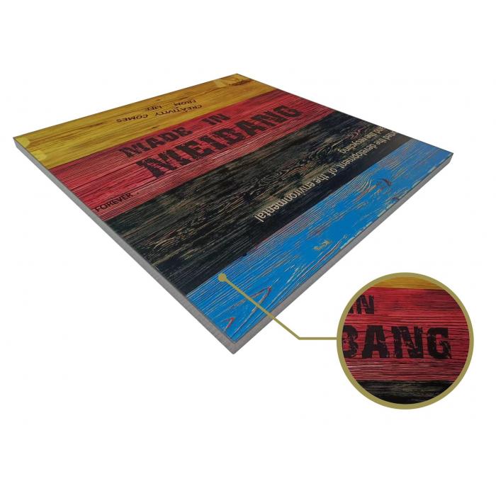 2 Tableros de mesa hd7348, vintage, 70 x 70 cms - 2 unidades