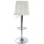2 Taburetes deseo new (m), cromado, similpiel blanca - 2 unidades