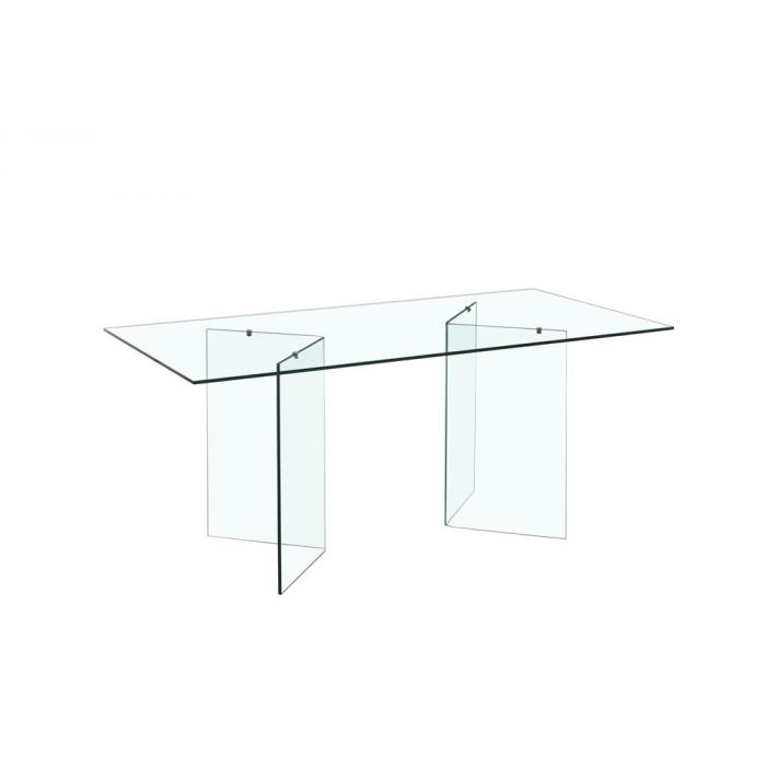 Mesa mistica, cristal, 150x90 cms