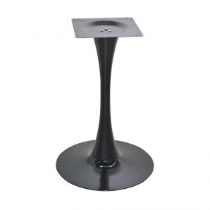 2 Bases de mesa tulip ( to ), negra, base de 50 cms de diámetro, altura 70 cms - 2 unidades