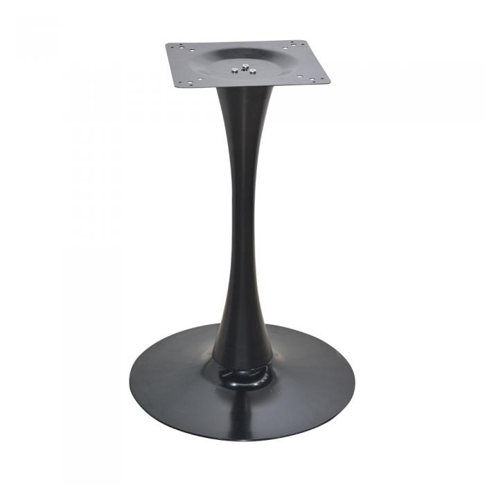 2 Bases de mesa tulip ( to ), negra, base de 50 cms de diámetro, altura 70 cms - 2 unidades