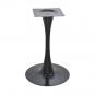 2 Bases de mesa tulip ( to ), negra, base de 50 cms de diámetro, altura 70 cms - 2 unidades