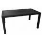 Mesa mijas, polipropileno negro, 150 x 90 cms