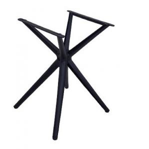 4 Bases de mesa oasis, resina negra , altura 72 cms - 4 unidades