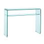 Consola canada (su), cristal curvado, 100 x 33 cms
