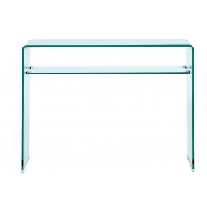 Consola canada (su), cristal curvado, 100 x 33 cms