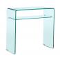 Consola canada (su), cristal curvado, 80 x 33 cms
