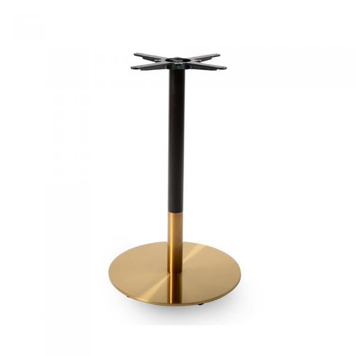 2 Bases de mesa versalles new, dorada y negra, 43 cms de diámetro, altura 72 cms - 2 unidades