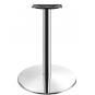 2 Bases de mesa benamara, acero inoxidable, base de acero de 8 mm. 45 cms de diámetro, altura 72 cms - 2 unidades