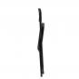 6 Sillas smart, plegable, metal, epoxi negro, vinilo negro - 6 unidades