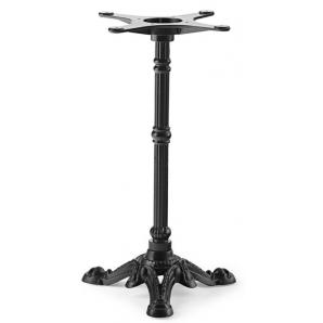 2 Bases de mesa bristol new, fundición, 3 pies, negra, altura 72 cms - 2 unidades