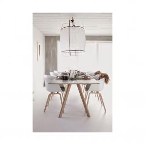 4 Sillones dante new (su), metal, polipropileno blanco - 4 unidades