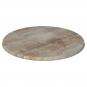 2 Tableros de mesa werzalit-sm, findus grau 296, 70 cms de diámetro*. - 2 unidades