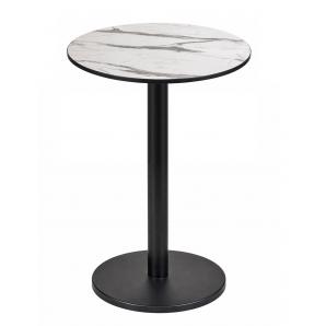 2 Bases de mesa boheme, alta, negra, 43 cms de diámetro, altura 110 cms - 2 unidades