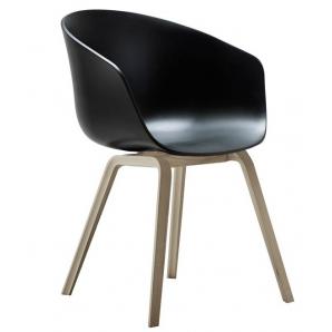 4 Sillones dante new (su), metal, polipropileno negro - 4 unidades