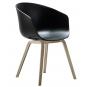 4 Sillones dante new (su), metal, polipropileno negro - 4 unidades