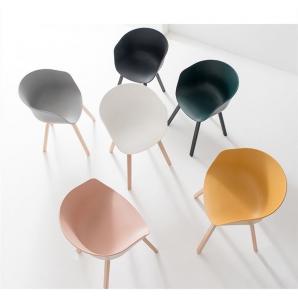 4 Sillones dante new (su), metal, polipropileno negro - 4 unidades