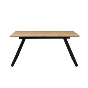 Mesa bérgamo, extensible, metal, dm bilaminado,160 ~ 200x90 cms