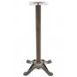 2 Bases de mesa ródano, alta, fundición, negra, base de 58 x 58 cms, altura 115 cms - 2 unidades
