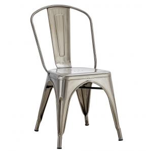 5 Sillas tol ek brushed, acero, plata - 5 unidades