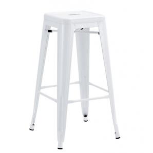 5 Taburetes tol ek limited, acero, blanco - 5 unidades