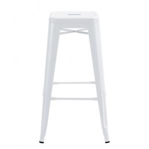 5 Taburetes tol ek limited, acero, blanco - 5 unidades