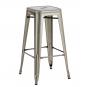 5 Taburetes tol ek brushed, acero, plata - 5 unidades
