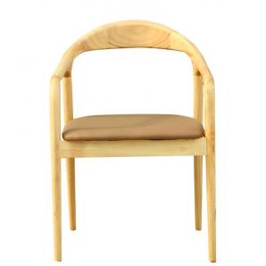2 Sillones balcanes, madera de haya, natural, similpiel marrón - 2 unidades
