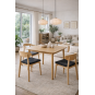Mesa transilvania, madera natural, 75 x 75 cms