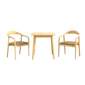 Mesa transilvania, madera natural, 75 x 75 cms