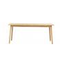 Mesa transilvania, madera natural, 180 x 75 cms