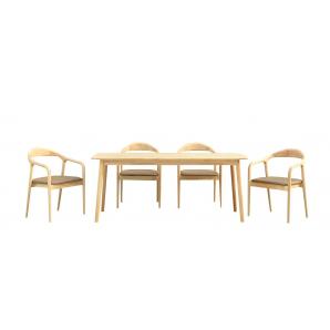 Mesa transilvania, madera natural, 180 x 75 cms
