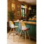 4 Taburetes star pat24, madera, tapizado patchwork 24 - 4 unidades