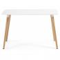 Mesa nury, madera, tapa lacada blanca, 120 x 80 cms
