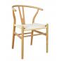 2 Sillas wish, madera de haya, natural, fibra trenzada - 2 unidades