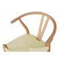 2 Sillas wish, madera de haya, natural, fibra trenzada - 2 unidades