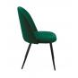 4 Sillas magda new, metal, tapizado velvet verde - 4 unidades