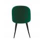 4 Sillas magda new, metal, tapizado velvet verde - 4 unidades