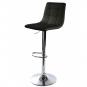 2 Taburetes deseo new (m) , cromado, similpiel negra - 2 unidades