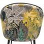 4 Sillas palm grey, metal, tapizado velvet gris con trasera palm - 4 unidades