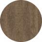 2 Tableros de mesa werzalit wer-woodart, roble r.oscuro 4510, 80 cms de diámetro - 2 unidades