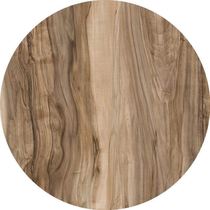 2 Tableros de mesa werzalit wer-woodart, indian shesman 4525, 70 cms de diámetro - 2 unidades