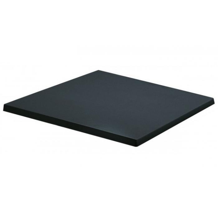 2 Tableros de mesa werzalit wer-uniart, negro 3190, 70x70 cms - 2 unidades