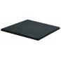 2 Tableros de mesa werzalit wer-uniart, negro 3190, 80x80 cms - 2 unidades