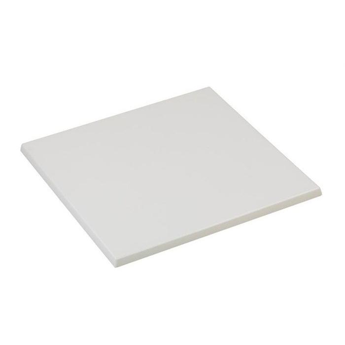 2 Tableros de mesa werzalit wer-uniart, blanco 3101, 80x80 cms - 2 unidades